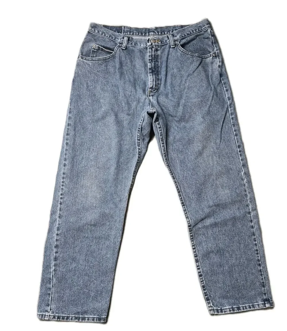 Vintage Wrangler Men's Jeans Regular Fit Size 36 X 30 Faded Blue